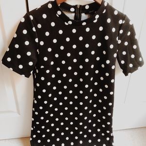 Polka dotted dress